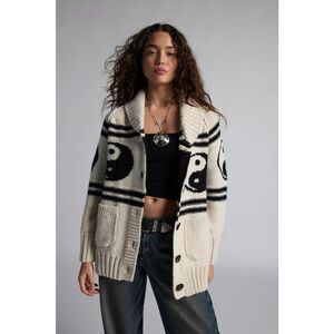 BDG URBAN OUTFITTERS Jayden Oversized Printed Cardigan